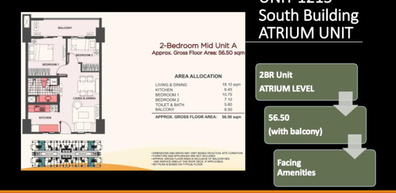 Premium 2BR Garden Level Facing Amenities DMCI Sheridan Towers Mandaluyong